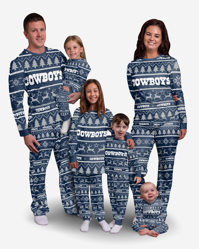 Dallas Cowboys Youth Family Holiday Pyjamas FOCO - FOCO.com | UK & IRE