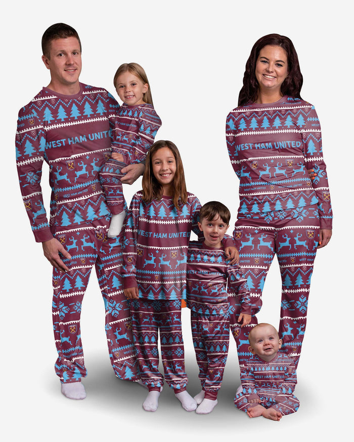 West Ham United FC Toddler Family Holiday Pyjamas FOCO - FOCO.com | UK & IRE