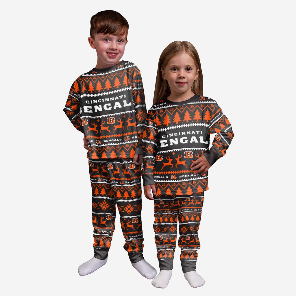 Cincinnati Bengals Toddler Family Holiday Pyjamas FOCO 2Y - FOCO.com | UK & IRE