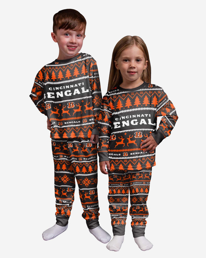 Cincinnati Bengals Toddler Family Holiday Pyjamas FOCO 2Y - FOCO.com | UK & IRE