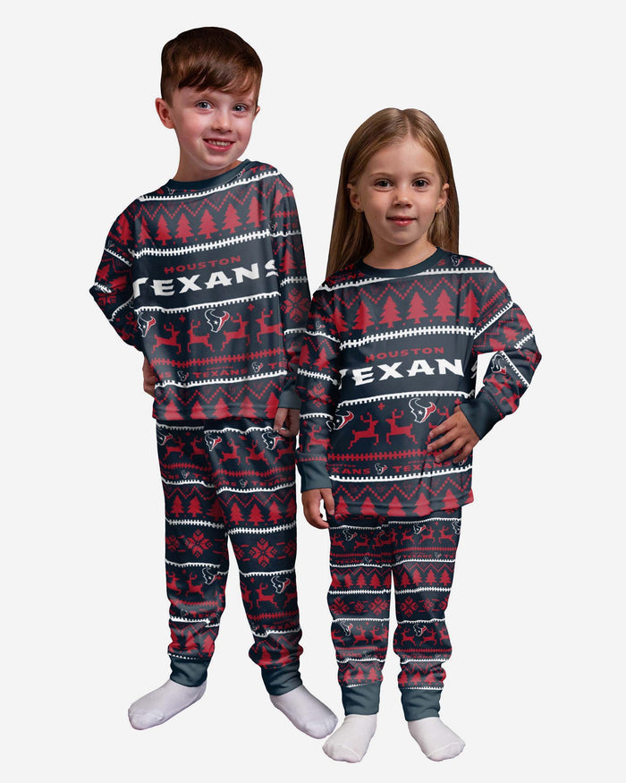 Houston Texans Toddler Family Holiday Pyjamas FOCO 2Y - FOCO.com | UK & IRE