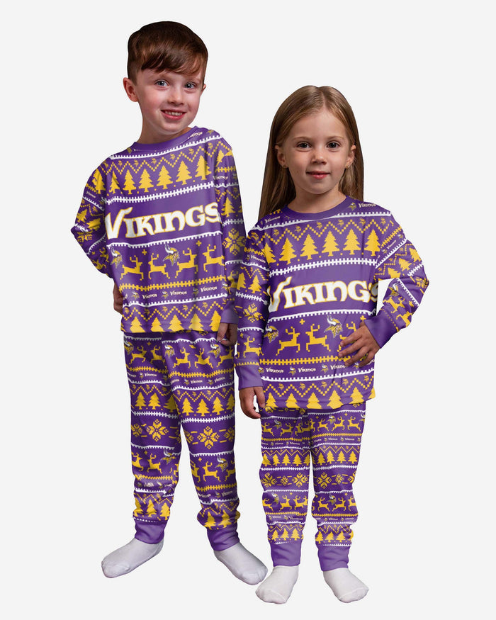 Minnesota Vikings Toddler Family Holiday Pyjamas FOCO 2Y - FOCO.com | UK & IRE