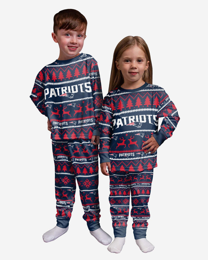 New England Patriots Toddler Family Holiday Pyjamas FOCO 2Y - FOCO.com | UK & IRE