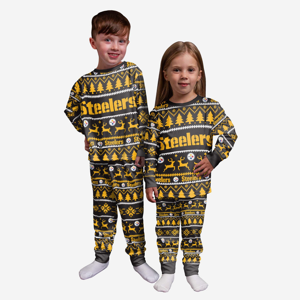Pittsburgh Steelers Toddler Family Holiday Pyjamas FOCO 2Y - FOCO.com | UK & IRE
