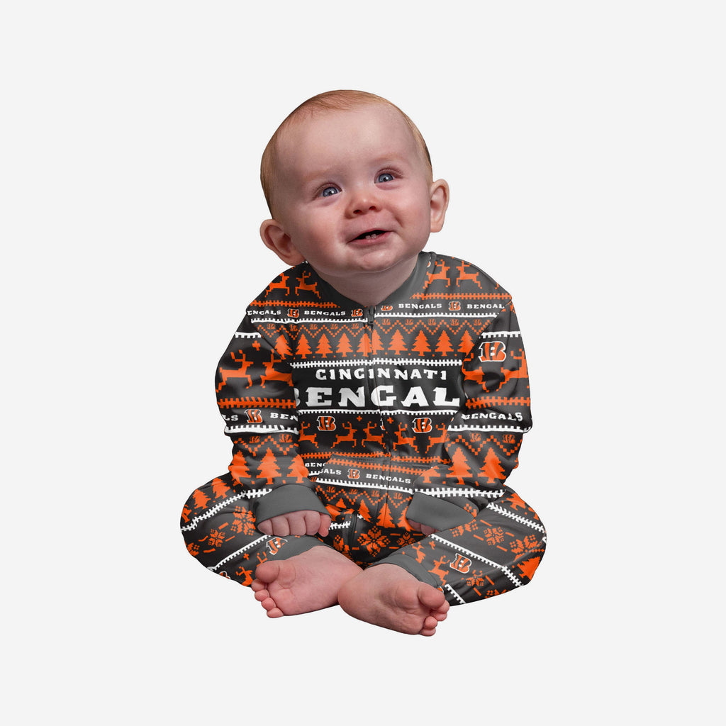 Cincinnati Bengals Infant Family Holiday Pyjamas FOCO 12M - FOCO.com | UK & IRE