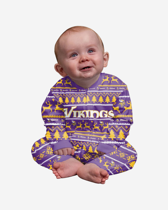 Minnesota Vikings Infant Family Holiday Pyjamas FOCO 12M - FOCO.com | UK & IRE