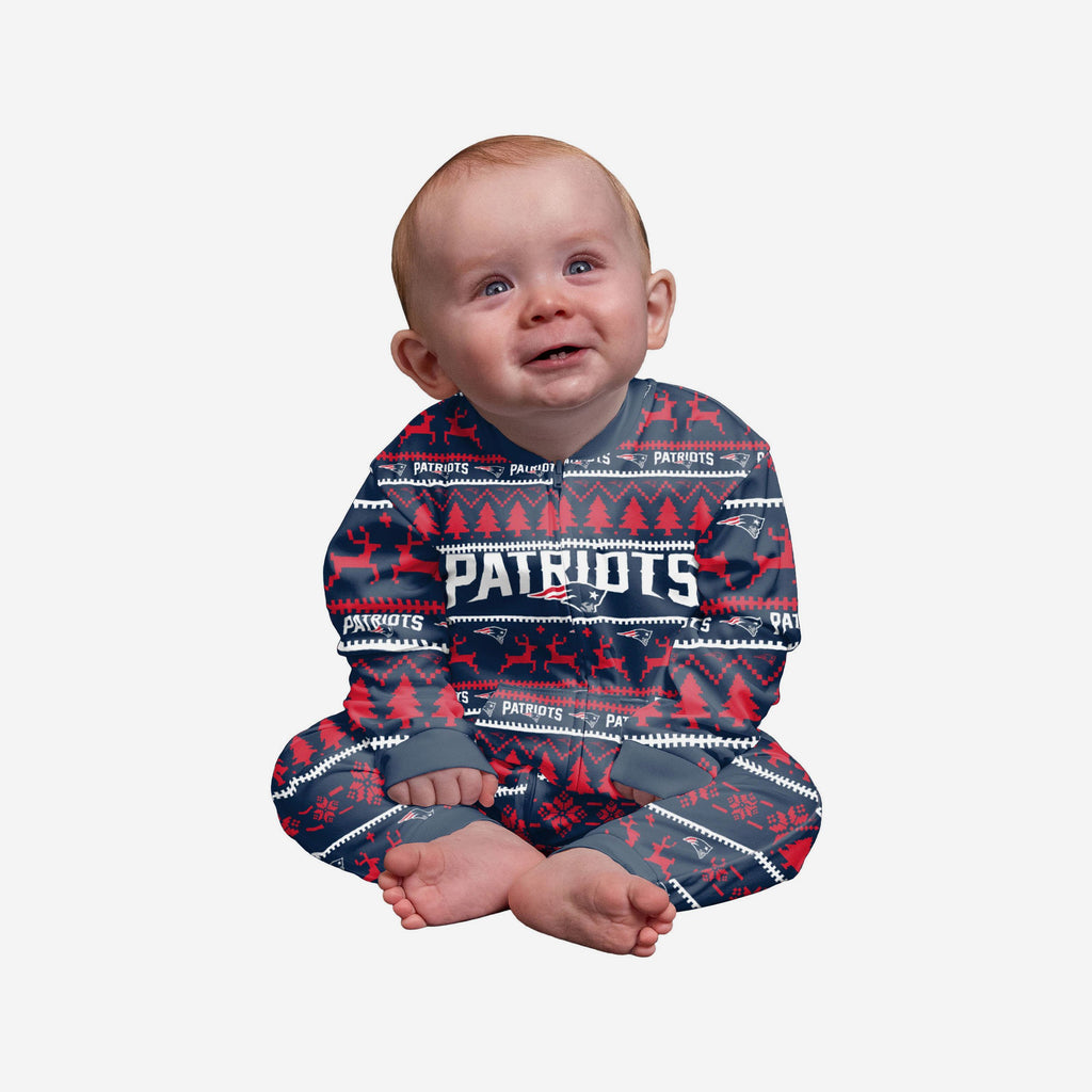 New England Patriots Infant Family Holiday Pyjamas FOCO 12M - FOCO.com | UK & IRE