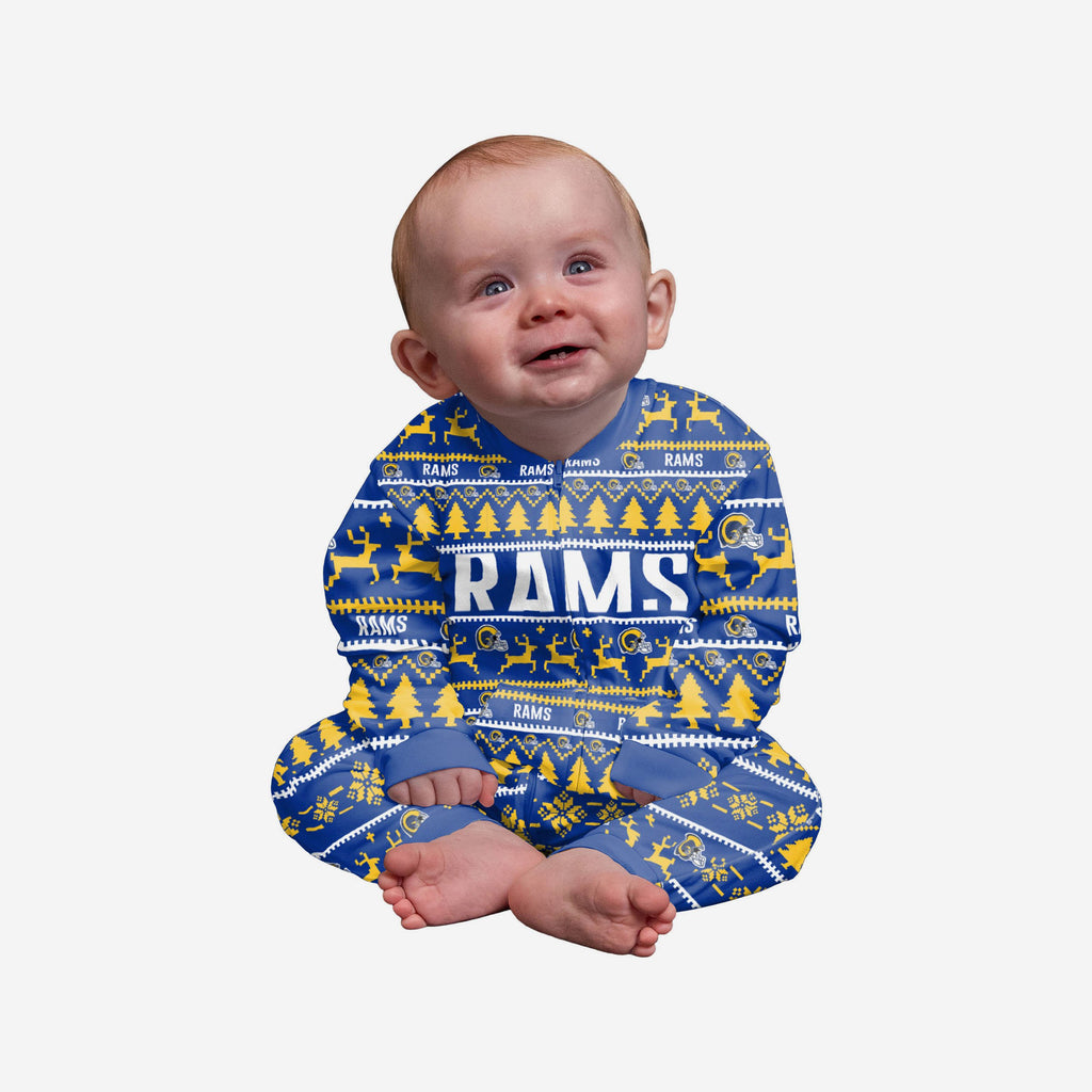 Los Angeles Rams Infant Family Holiday Pyjamas FOCO 12M - FOCO.com | UK & IRE