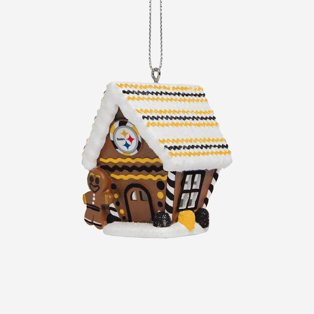 Pittsburgh Steelers Gingerbread House Ornament FOCO - FOCO.com | UK & IRE
