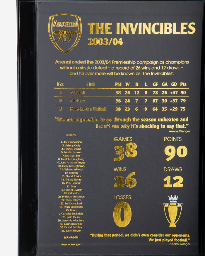 Arsenal FC Invincible Badge Set FOCO - FOCO.com | UK & IRE