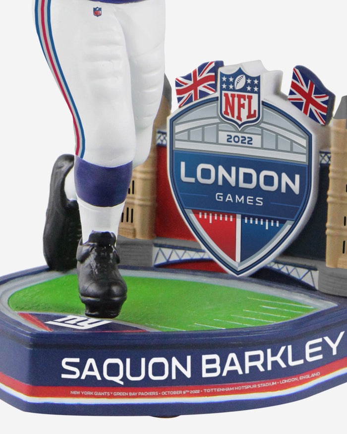 Saquon Barkley New York Giants 2022 International Game Bobblehead FOCO - FOCO.com | UK & IRE