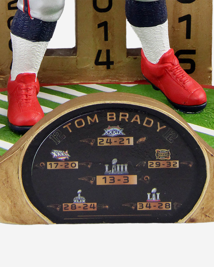 Tom Brady New England Patriots 6X Super Bowl Champion Bobblehead FOCO - FOCO.com | UK & IRE