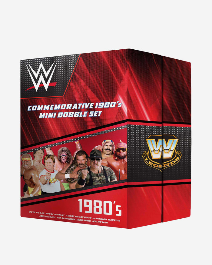 WWE Commemorative 1980s Mini Bobblehead Boxed Set FOCO - FOCO.com | UK & IRE