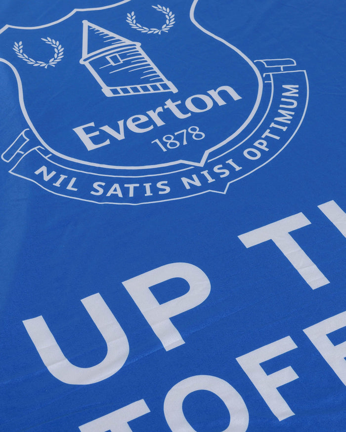 Everton FC Slogan Sherpa Plush Throw Blanket FOCO - FOCO.com | UK & IRE