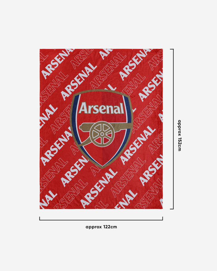 Arsenal FC Supreme Slumber Plush Throw Blanket FOCO - FOCO.com | UK & IRE