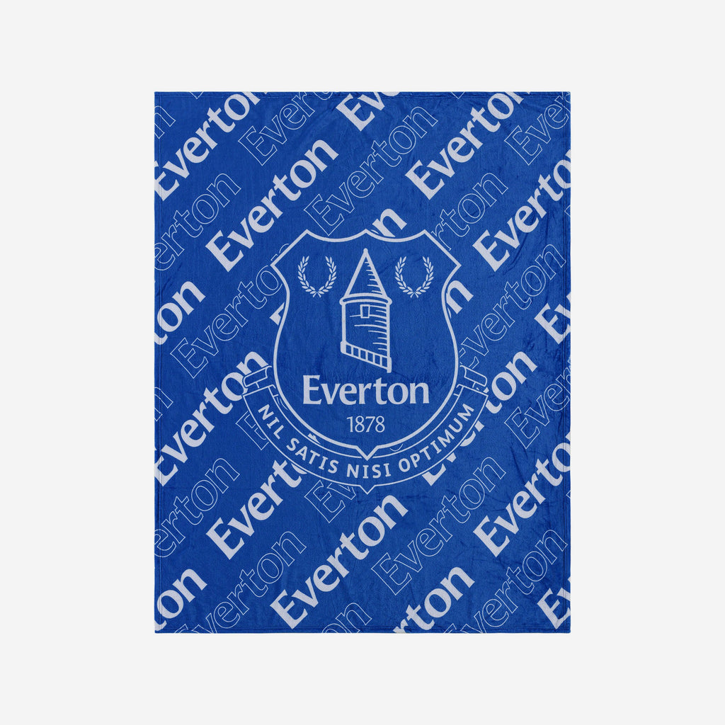 Everton FC Supreme Slumber Plush Throw Blanket FOCO - FOCO.com | UK & IRE