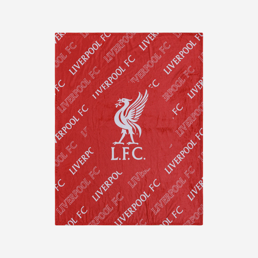 Liverpool FC Supreme Slumber Plush Throw Blanket FOCO - FOCO.com | UK & IRE