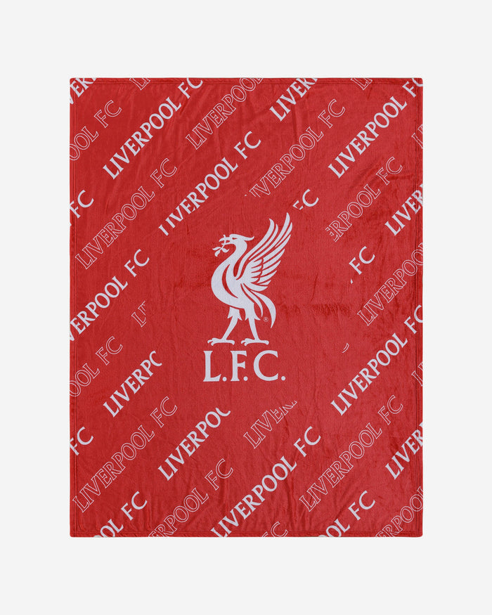 Liverpool FC Supreme Slumber Plush Throw Blanket FOCO - FOCO.com | UK & IRE