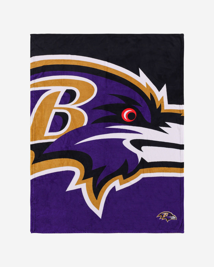 Baltimore Ravens Supreme Slumber Plush Throw Blanket FOCO - FOCO.com | UK & IRE