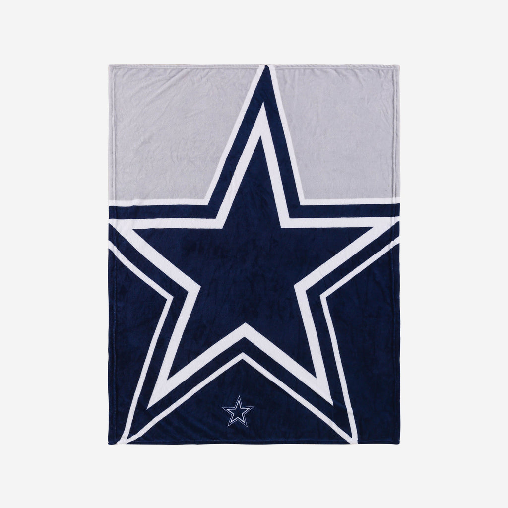 Dallas Cowboys Supreme Slumber Plush Throw Blanket FOCO - FOCO.com | UK & IRE