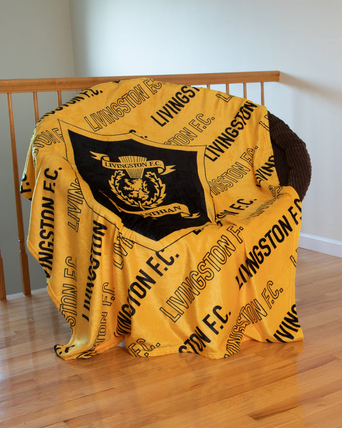 Livingston FC Supreme Slumber Plush Throw Blanket FOCO - FOCO.com | UK & IRE