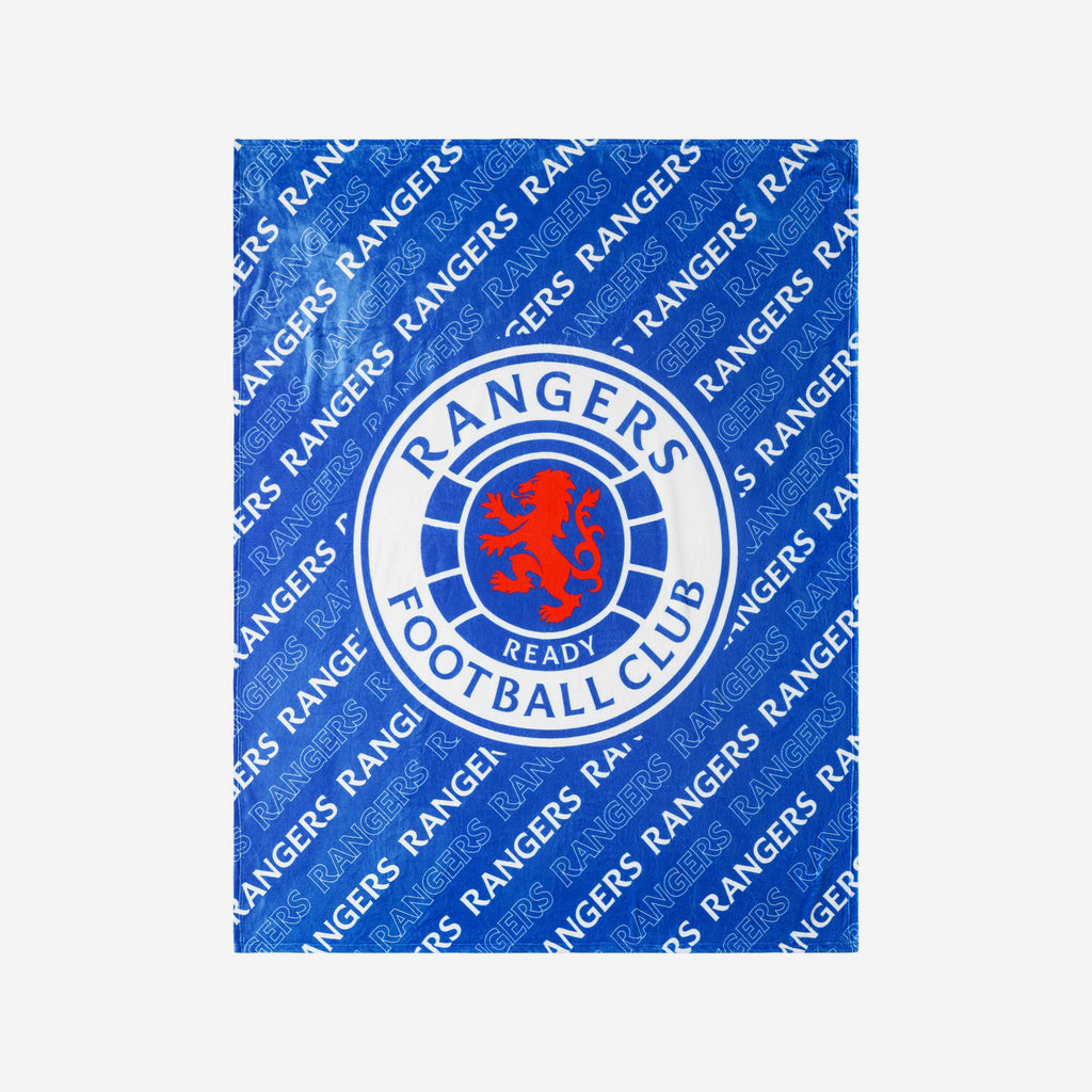 Rangers FC Supreme Slumber Throw Blanket FOCO - FOCO.com | UK & IRE
