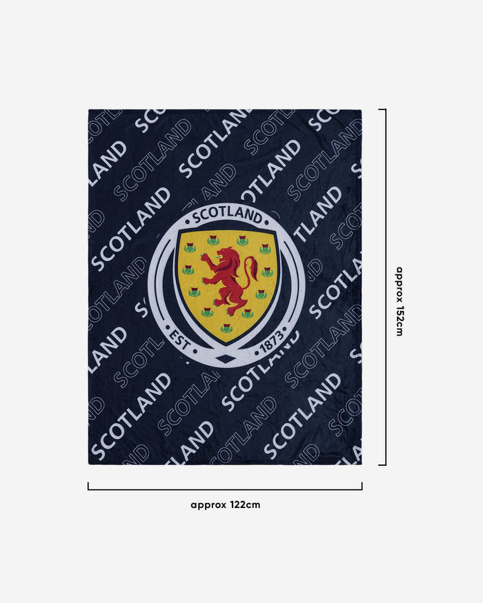 Scotland Supreme Slumber Plush Throw Blanket FOCO - FOCO.com | UK & IRE