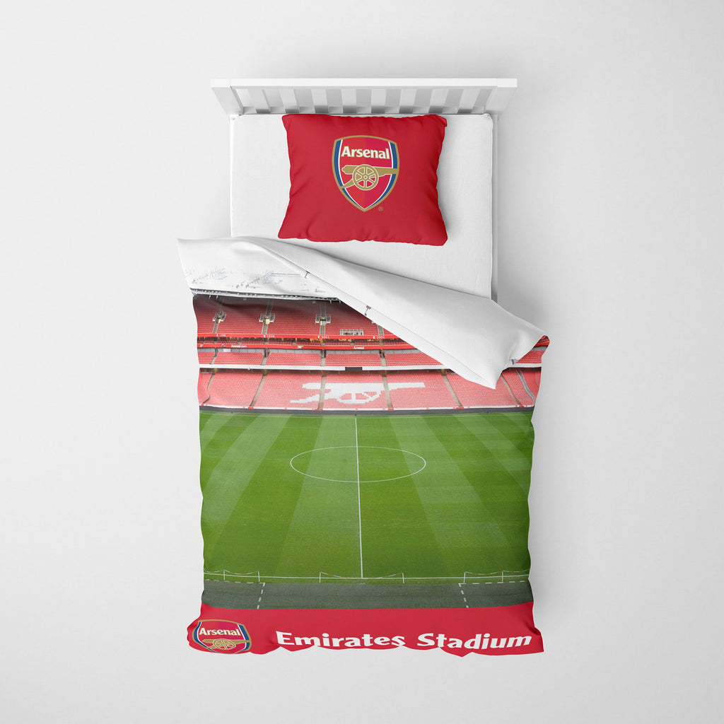 Arsenal FC Stadium Digital Print Single Duvet FOCO - FOCO.com | UK & IRE