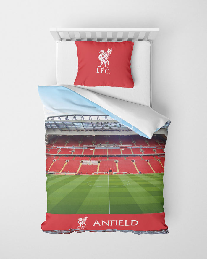 Liverpool FC Stadium Digital Print Single Duvet FOCO - FOCO.com | UK & IRE