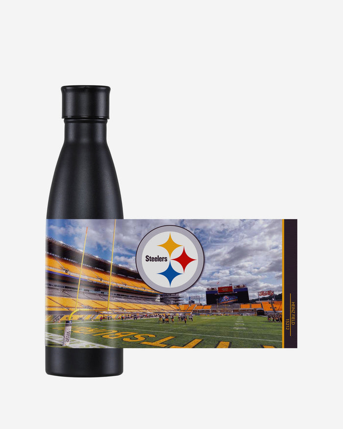 Pittsburgh Steelers Primetime Metal 500 mL Bottle FOCO - FOCO.com | UK & IRE