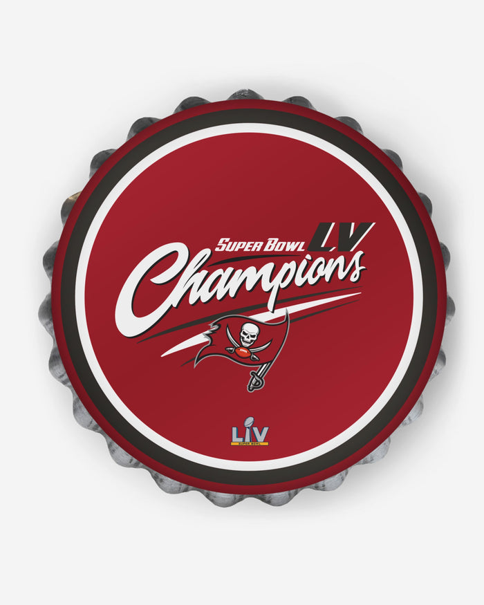 Tampa Bay Buccaneers Super Bowl LV Champions Bottlecap Wall Sign FOCO - FOCO.com | UK & IRE