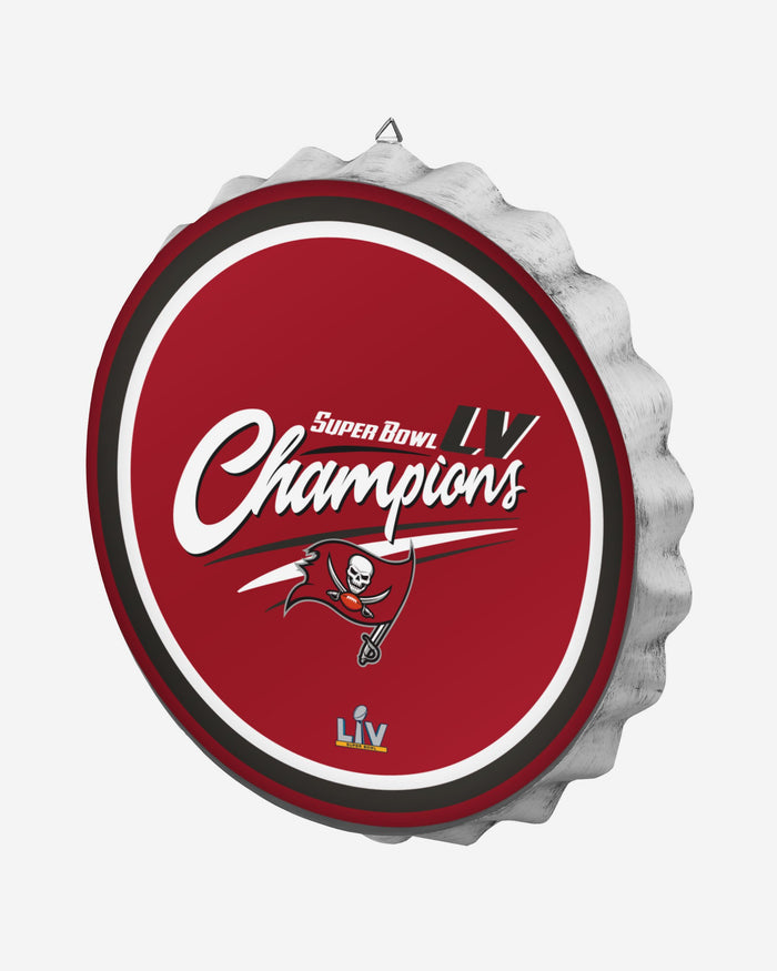 Tampa Bay Buccaneers Super Bowl LV Champions Bottlecap Wall Sign FOCO - FOCO.com | UK & IRE