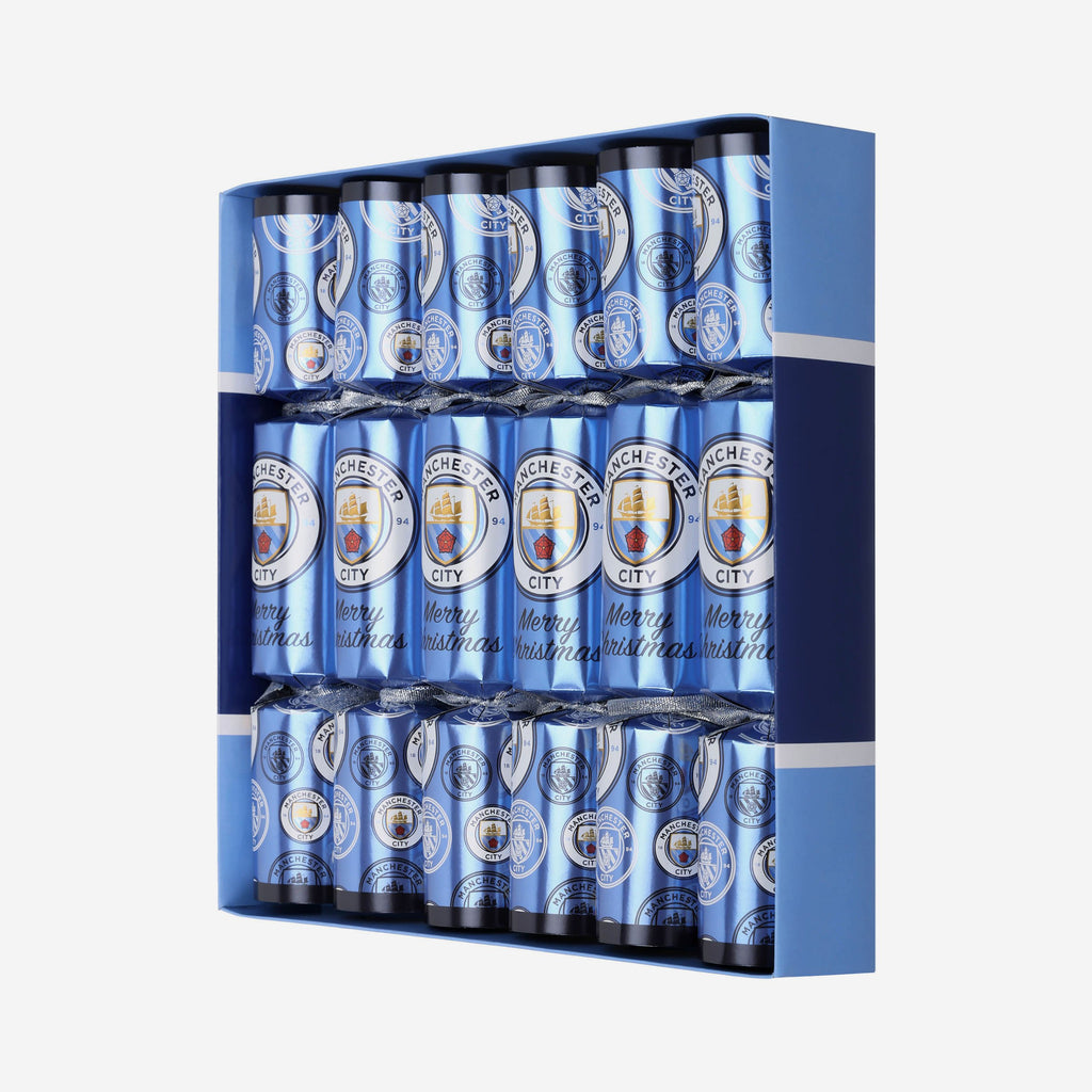 Manchester City FC 6 Pack Christmas Holiday Crackers FOCO - FOCO.com | UK & IRE