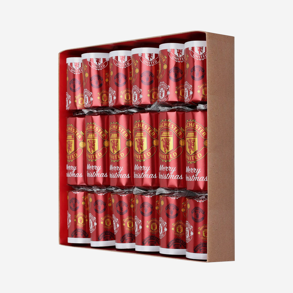 Manchester United FC 6 Pack Christmas Holiday Crackers FOCO - FOCO.com | UK & IRE