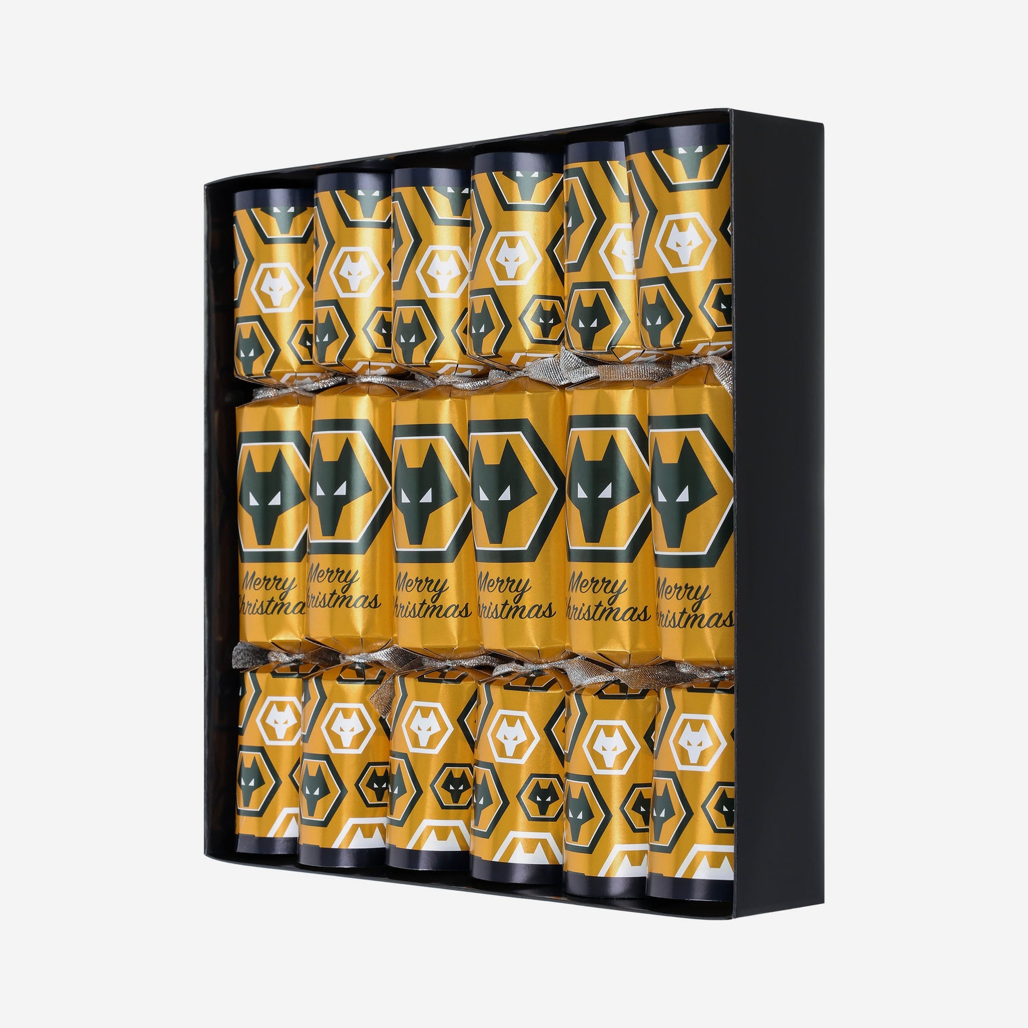 Wolverhampton Wanderers FC 6 Pack Christmas Holiday Crackers