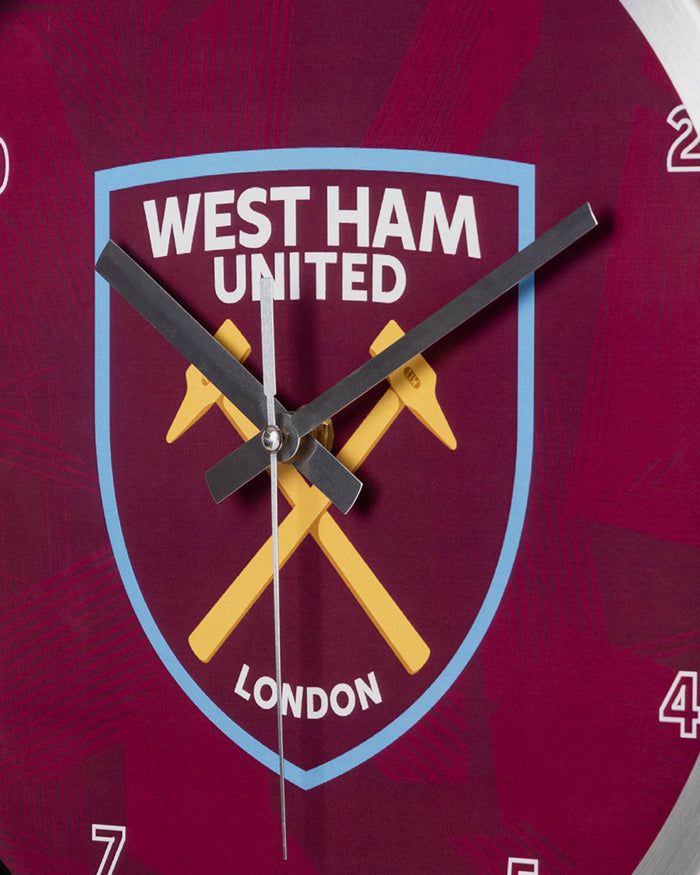 West Ham United FC Metal Wall Clock FOCO - FOCO.com | UK & IRE