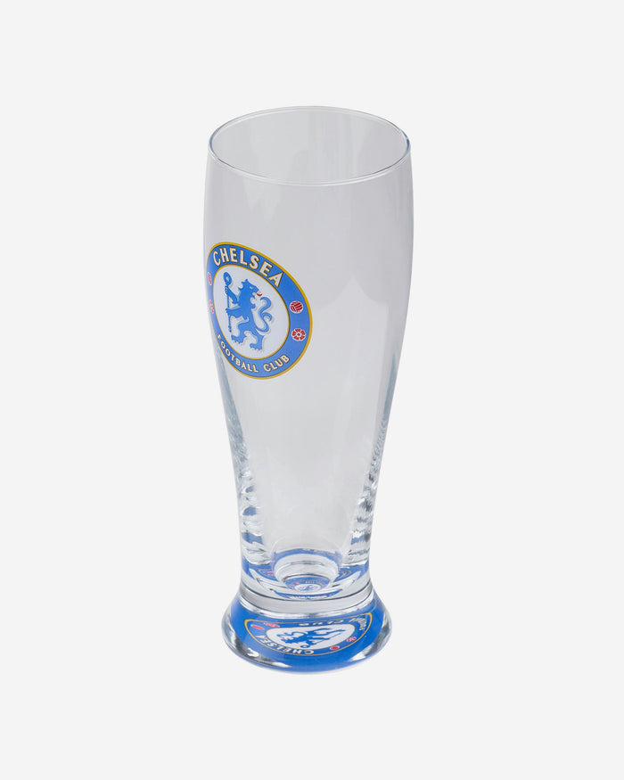 Chelsea FC Crest On Base Glass FOCO - FOCO.com | UK & IRE