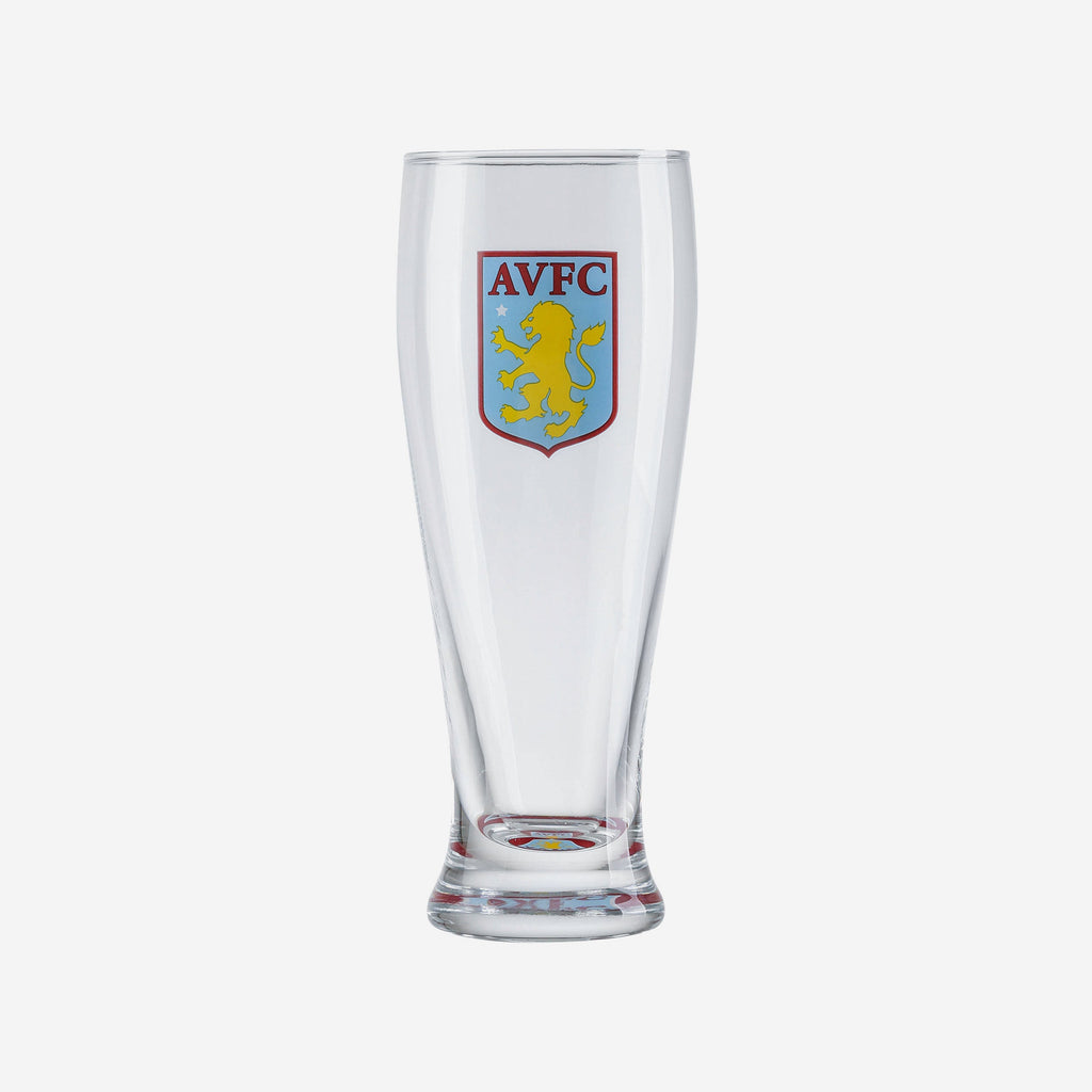Aston Villa FC Crest On Base Glass FOCO - FOCO.com | UK & IRE
