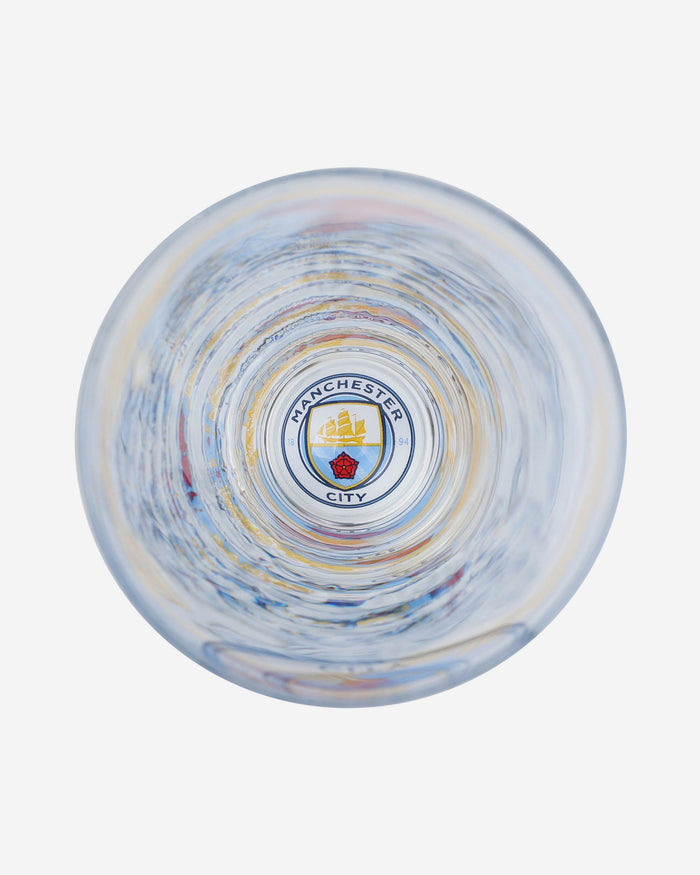 Manchester City FC Crest On Base Glass FOCO - FOCO.com | UK & IRE