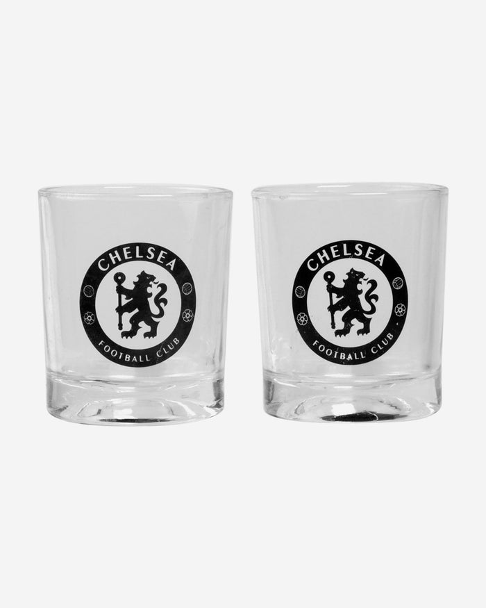 Chelsea FC 2 Pack Whiskey Glasses FOCO - FOCO.com | UK & IRE