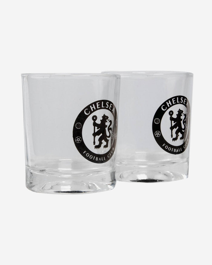 Chelsea FC 2 Pack Whiskey Glasses FOCO - FOCO.com | UK & IRE