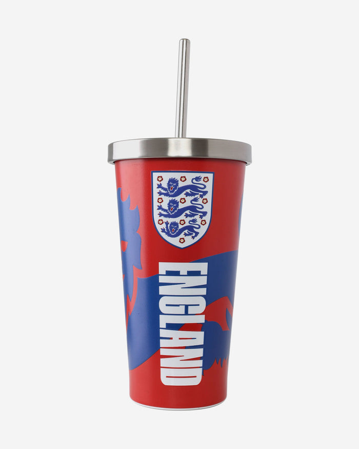 England Digital Print Cup And Straw FOCO - FOCO.com | UK & IRE