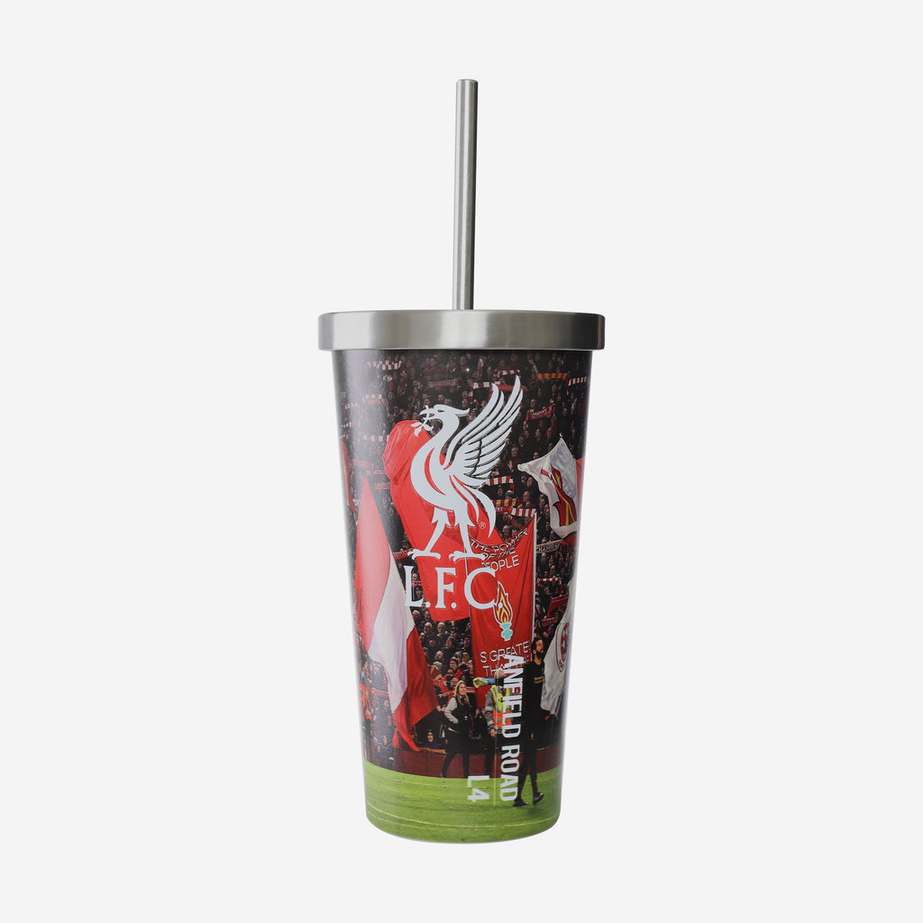 Liverpool FC Digital Print Stadium Cup And Straw FOCO - FOCO.com | UK & IRE