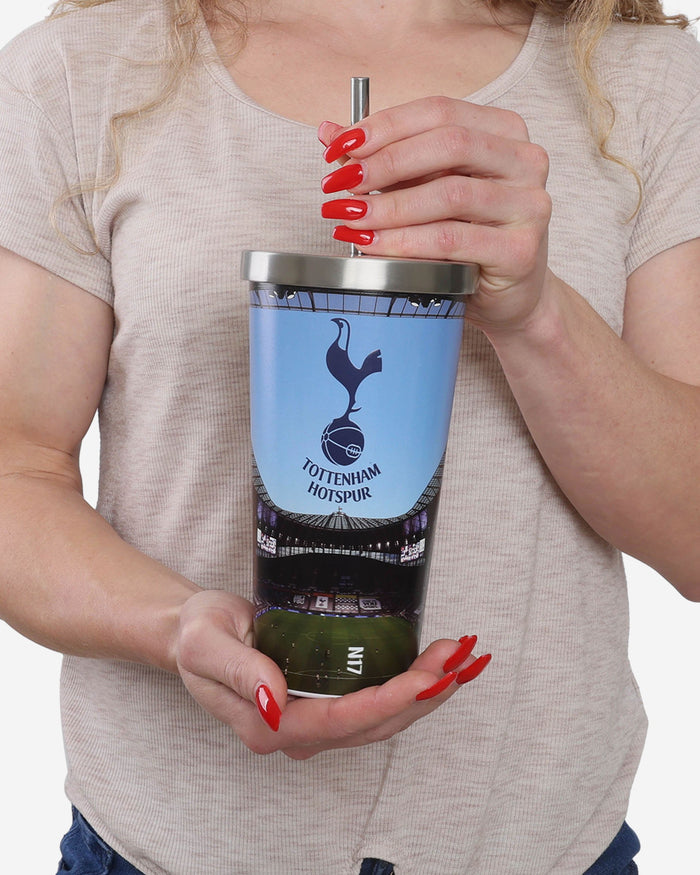 Tottenham Hotspur Digital Print Stadium Cup And Straw FOCO - FOCO.com | UK & IRE