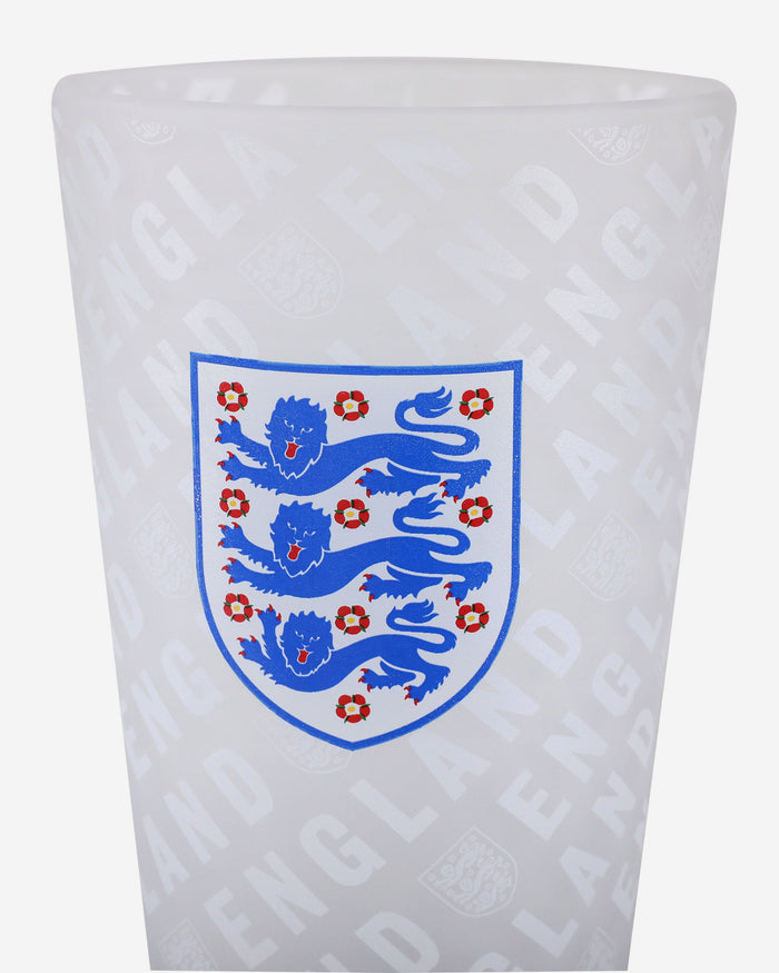 England Frosted Tumbler Glass FOCO - FOCO.com | UK & IRE