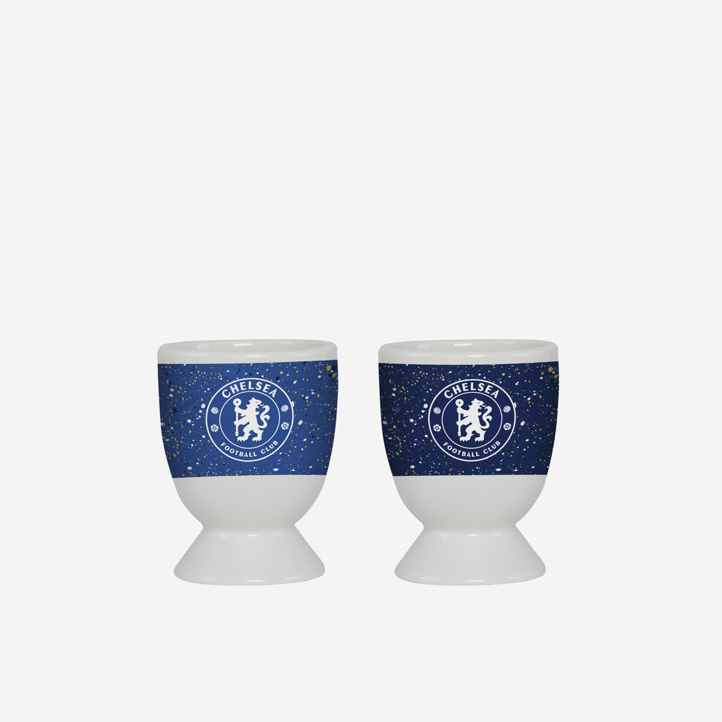 Chelsea FC 2 Pack Paint Splatter Egg Cup FOCO - FOCO.com | UK & IRE