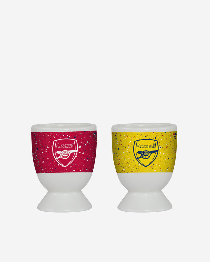 Arsenal FC 2 Pack Paint Splatter Egg Cup FOCO - FOCO.com | UK & IRE