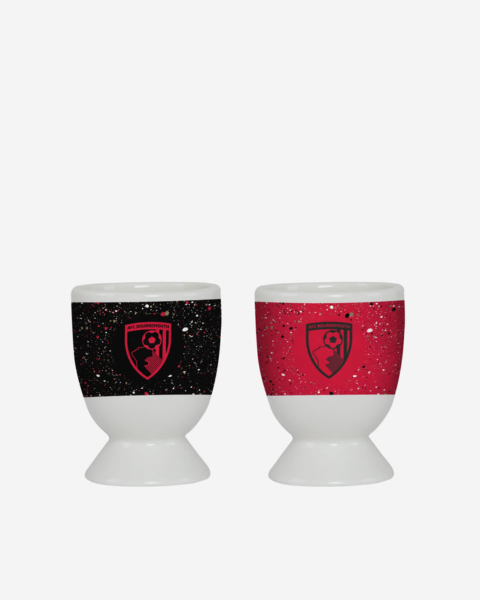 AFC Bournemouth 2 Pack Paint Splatter Egg Cup FOCO - FOCO.com | UK & IRE