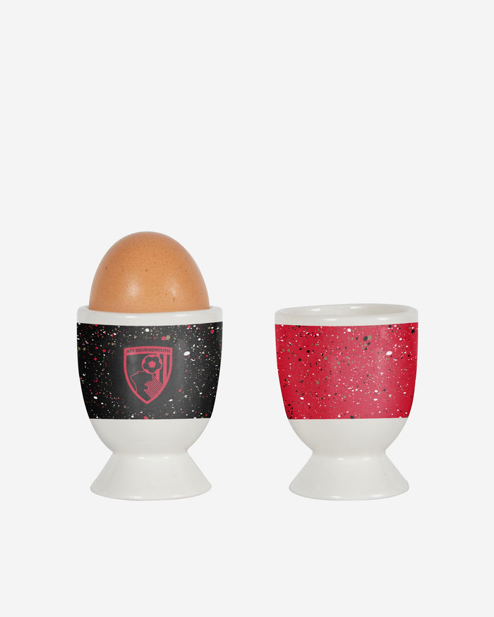 AFC Bournemouth 2 Pack Paint Splatter Egg Cup FOCO - FOCO.com | UK & IRE