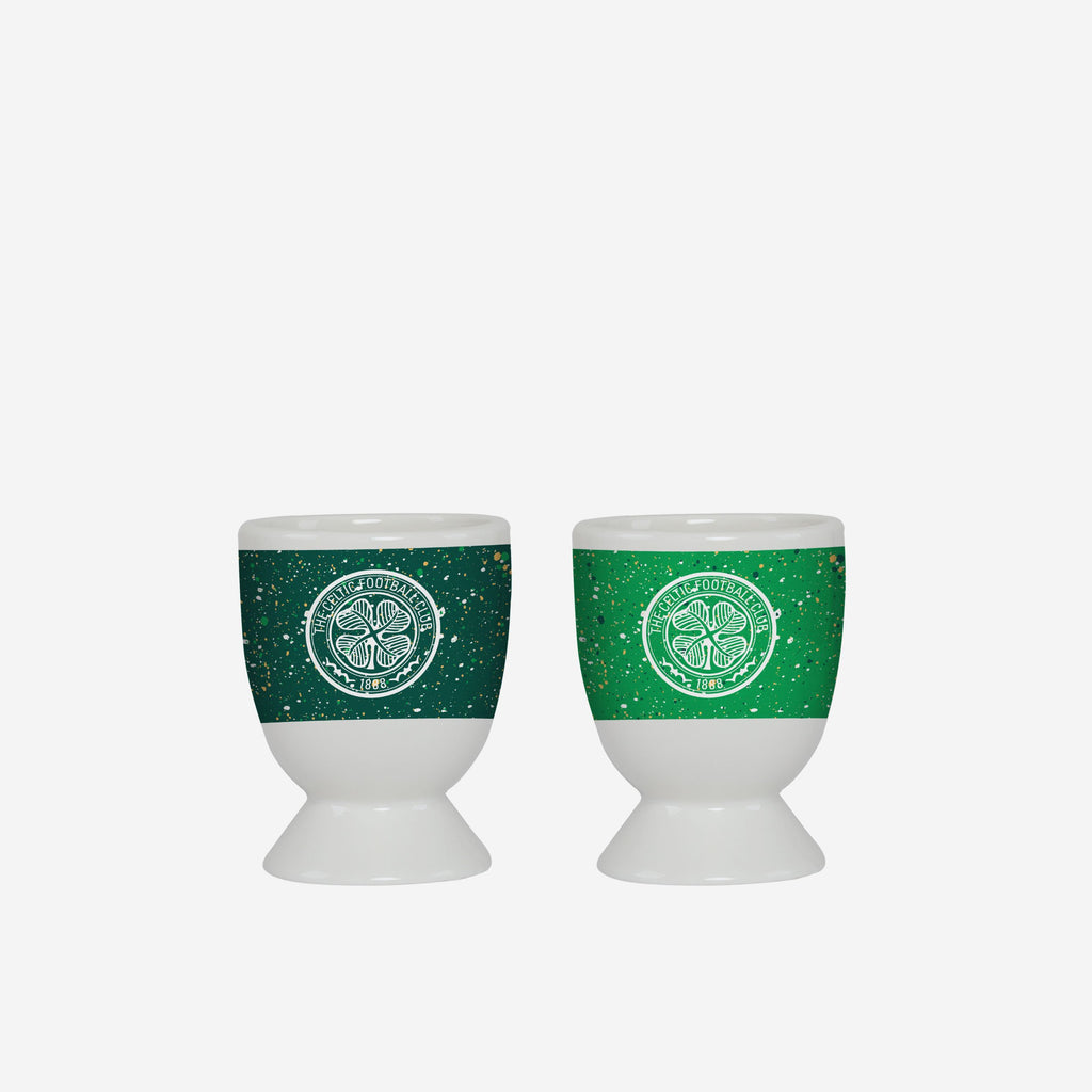 Celtic FC 2 Pack Paint Splatter Egg Cup FOCO - FOCO.com | UK & IRE